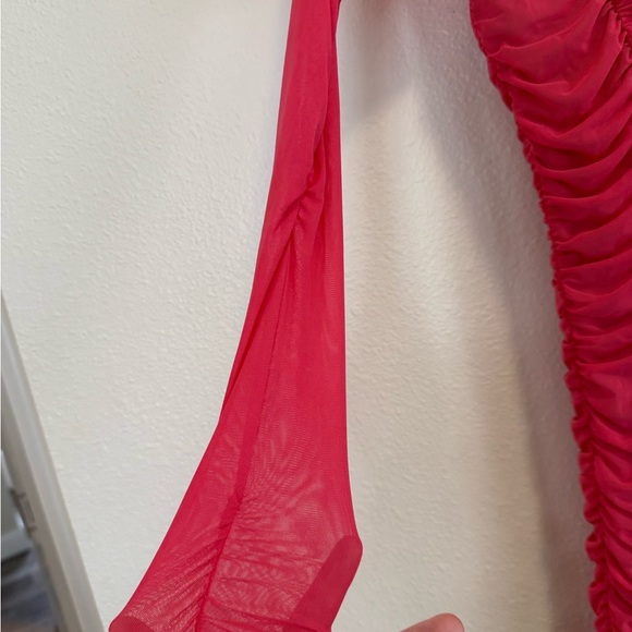 Majorelle Hot Pink Darling Ruched Party Dress Size Small - Picture 6 of 9